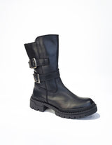 Biker boot medium high