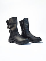 Biker boot medium high