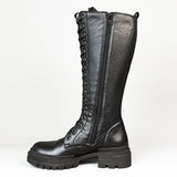 Biker high boots