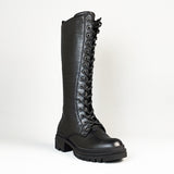 Biker high boots