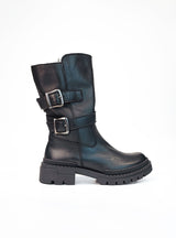 Biker boot medium high