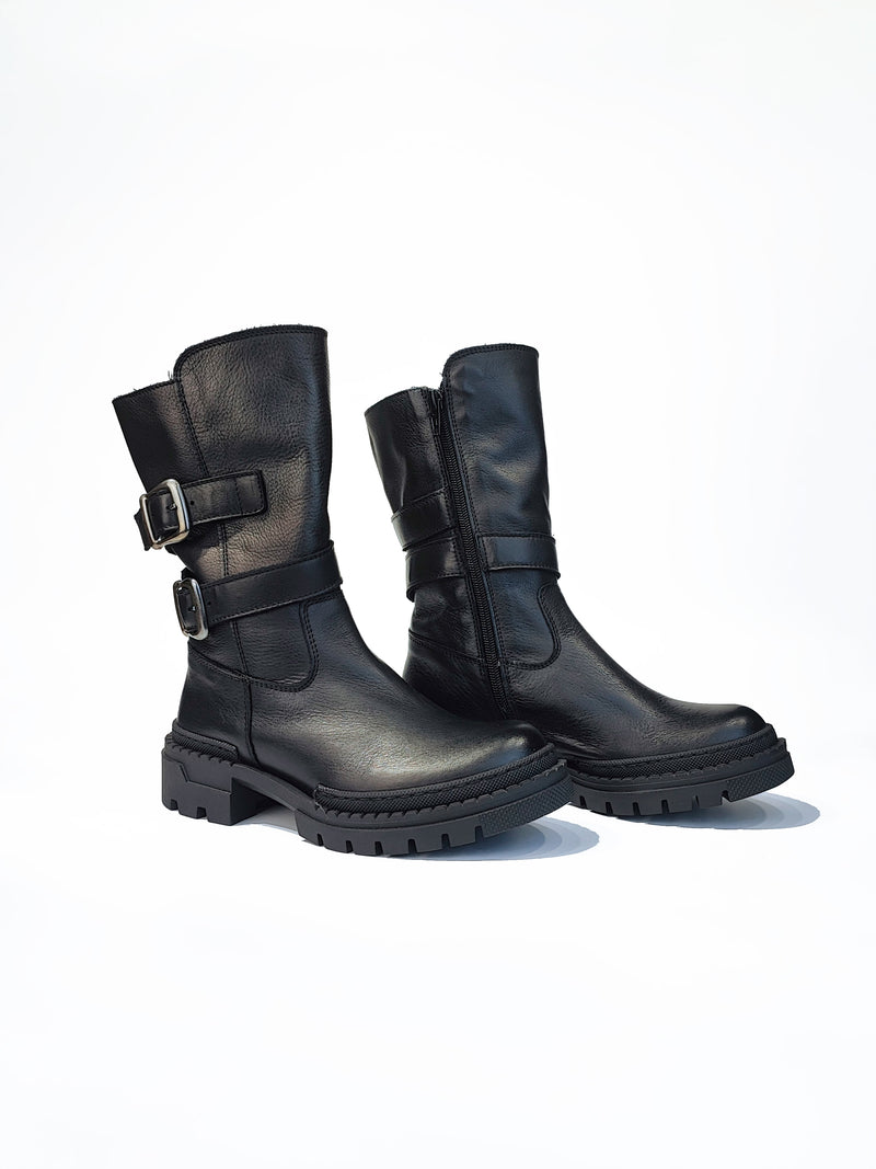 Biker boot medium high